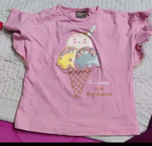 Cute Pink Ice Cream T-Shirt