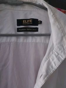 Peter England White Formal Shirt For Men