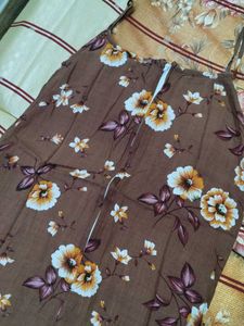 Floral Brown Sundress