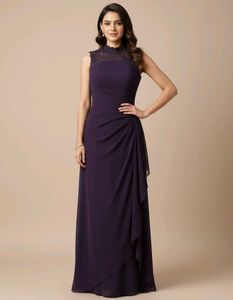 Elegant Purple Maxi Dress