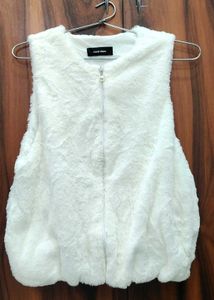Marie Claire Faux Fur Vest