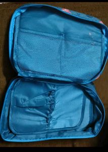 Floral Print Cosmetic Bag