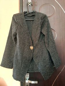Sparkly Textured Blazer
