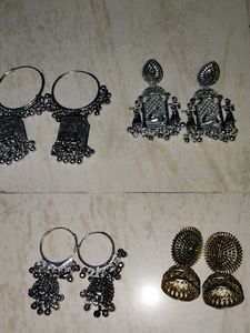 13 Assorted Ethnic Earrings Set