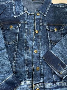 Stylish Acid Wash Denim Jacket
