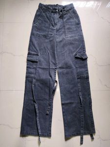 Grey Cargo Pants