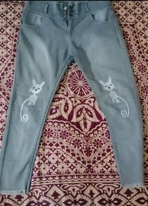 Cute Cat Jeans