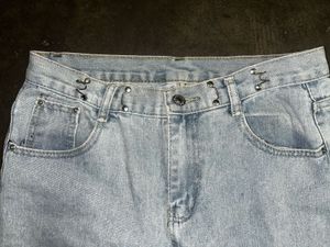 wide leg denim jeans