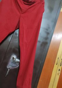 Rust Color Trouser Pant For Girl Or Woman 36 Waist
