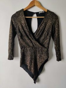 Sparkly Wrap Bodysuit