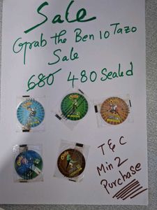 Cheetos Ben 10 Collectible Disc @480rs each
