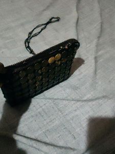 Handcrafted Coconut Shell Beaded Sling bag for Wom