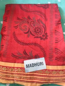 Beautiful Red Ethnic Saree