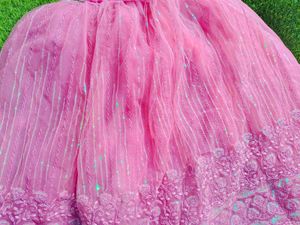 Sparkling Magenta Pink Princess Gown