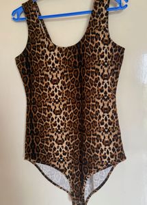 Leopard Print Bodysuit