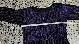 Price Drop ☔ Purple Striped Gown
