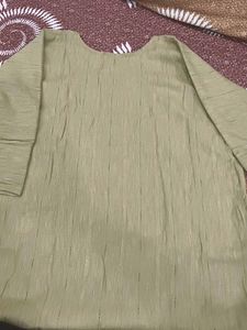 Elegant Mustard Yellow Embroidered Kurti 💛