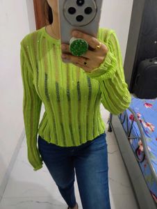 Partywear Mesh Top