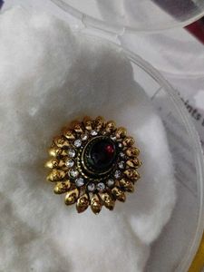Exquisite Gold Tone Statement Ring