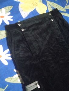Black Velvet Maxi Skirt