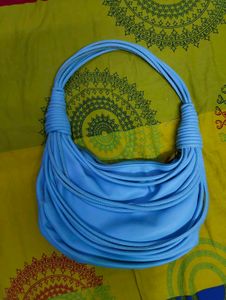 Chic Light Blue Shoulder Bag