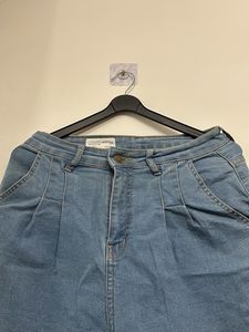 Light Blue Denim Straight Leg Jeans