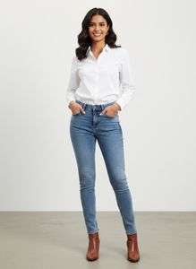 Classic Blue Wash Slim Fit Jeans