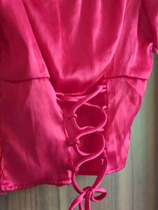 Satin Corset Top