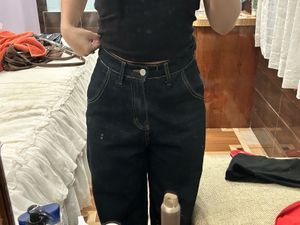 Dark Wash Wide Leg Jeans