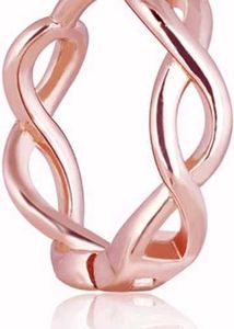 Rose Gold Infinity Knot Hoop Earrings🌟🌟🌟🌟🌟