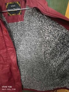 Maroon Padded Jacket