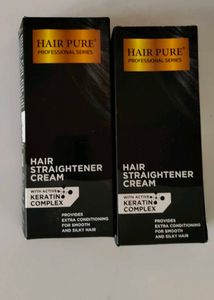 Hair Straightener Cream with Keratin Complex
