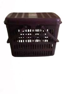 2 - Stylish Plastic Basket ( Colour May Vary)