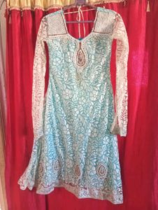 Stunning Blue Kurta with Intricate Detailing
