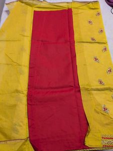 Beautiful Yellow Dress Material