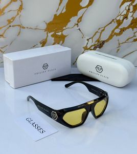 Philipp Plein Black Sunglasses