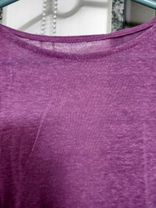 Purple Casual T-Shirt