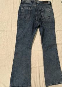 y2k low waist Blue Flare Jeans