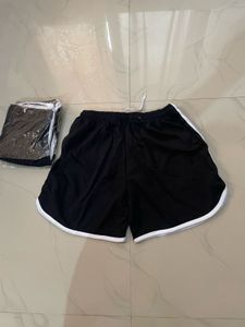 pack of 2 New Sporty Black Shorts