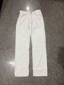 Trendyol off White Straight Jeans