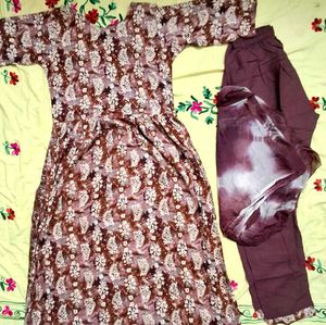 Beautiful Printed Kurta Set with Dupatta