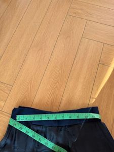ZARA Navy Blue Shorts with Pockets &amp; Gold Buttons