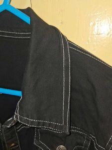 Classic Black Denim Jacket
