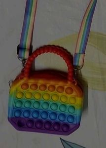 🌈✨ Fabulous Multicolour Pop-It Purse ✨🌈👜