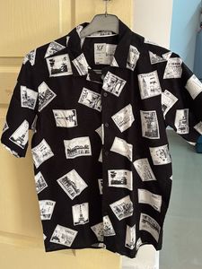Unique Stamp Print boys Shirt