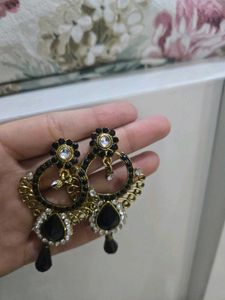 Set of mixed festive and casual earrings
