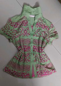 Light Green Printed Kurta