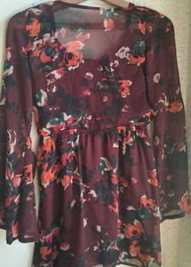 summer vacations!!Floral Print Mini Dress