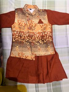 Kids Ethnic Kurta with jacket