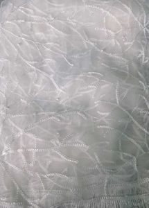 Elegant White Embroidered Dupatta